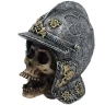 Skull with Burgeonet Helmet 10cm, set of 4