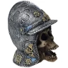 Skull with Burgeonet Helmet 10cm, set of 4