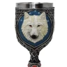 Chalice with arctic wolf