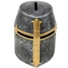 10cm Money Box Crusader Great Helm, Set Of 2