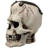 Frankenstein Skull with Metal Plate to Open 20cm Decorative Polyresin Figurine