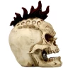 Punk Skull with Sword 11cm Decorative Polyresin Figurine