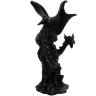 Black Dragon on Rock 13cm Decorative Polyresin Figurine