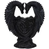 Dragon Couple with Red Heart 15cm Decorative Polyresin Figurine