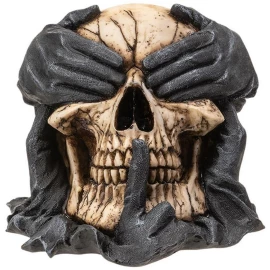 Skull "See Hear Speak no Evil" 19cm