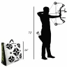 Terčovnice, lukostřelecký terč vak 61x61x31cm Delta McKenzie 3D Wedgie Bag max. 425fps
