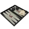 Handgefertigtes Backgammon-Set mit japanischen Koi-Karpfen