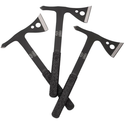 Cobra Steel Throwing Axes with Scabbard, Set of 3