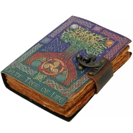 Leather journal “Celtic Tree of Life”