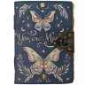 Leather Journal with Butterflies and sign “You are Magical”