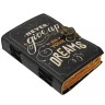 Leather journal “Never Give up on Your Dreams”