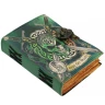 Leather journal Celtic Warrior (Skull and Swords) with “Erin go Bragh” inscription