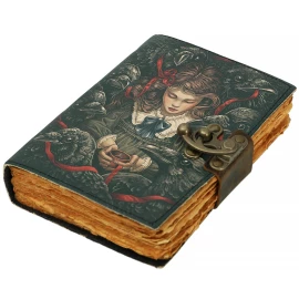 Handmade Leather Notebook ‘The Seven Ravens’