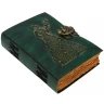 Handmade Notebook Heart Fairy, Embossed Leather Cover