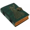 Handmade Notebook Heart Fairy, Embossed Leather Cover