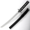 Black Mini Katana with Carbon Steel Blade “The arrival of the Samurai”