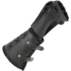 Leather Gauntlet, Left Hand