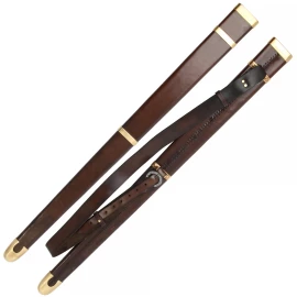 Back scabbard with wooden core