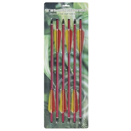 Man Kung 16-inch aluminium crossbow bolts red 6-pack (Ø9mm)