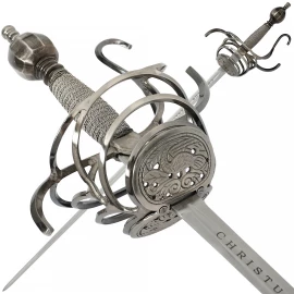 Christus Imperat Rapier with Sheath