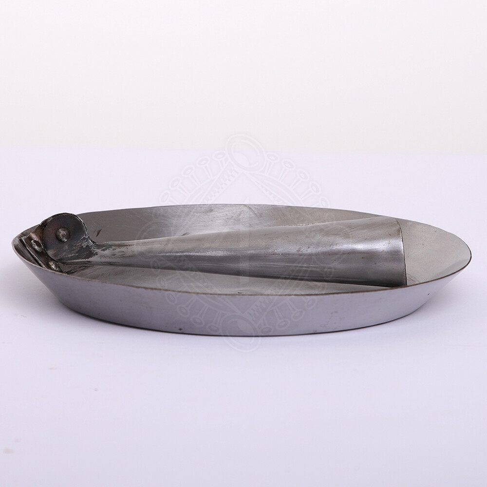 Medieval Hand Forged Outdoor Small Camping Folding Pan 