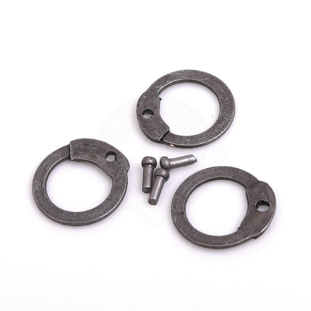 Round Rings With Round Rivets,6mm, 7mm ,8mm or 9mm,riveted Chainmail Rings,riveting  Tool Free, Christmas Gift 