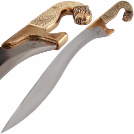 Iberský meč Kopis pokovený bronzem