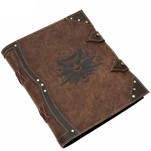 The Witcher: Geralt of Rivia Handmade Leather Journal, School of the Wolf