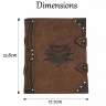 The Witcher: Geralt of Rivia Handmade Leather Journal, School of the Wolf