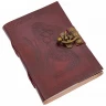 Leather Journal with embossed Mermaid on the cover