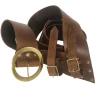 Leather Sword Hanging Belt Twin-Buckle Baldric