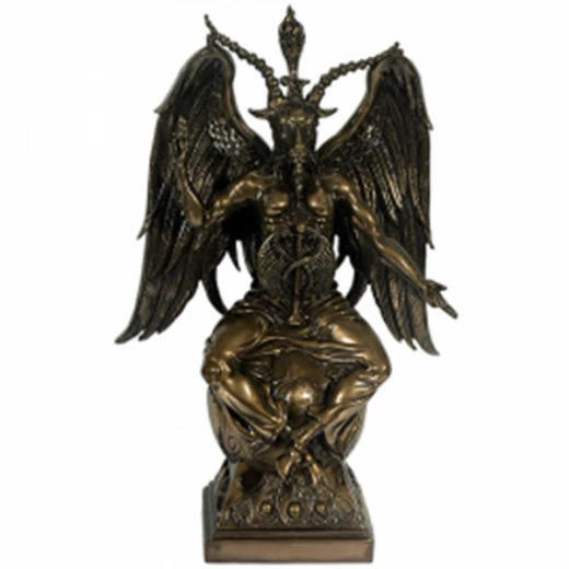 Baphomet symbol satana soška velká