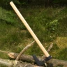 Vikingská bradatá sekera 81cm, ručně kovaná