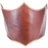 Under Bust Leather Corsage, brown