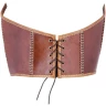 Under Bust Leather Corsage, brown